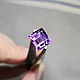 1.75 Ct., Чистый прозрачный Аметист Бразилия моя ручная огранка. Кабошоны. Дмитрий Данилов КАБОШОНЫ  Freakenfru. Ярмарка Мастеров.  Фото №5