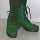 Women's felt boots Spruce. Boots. MMwool (marinamol). My Livemaster. Фото №5