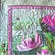 Арт-квилт "Ах, какая заноза моя розова роза". Pictures. Art-quilt by Natalia Turchaninova. Online shopping on My Livemaster.  Фото №2