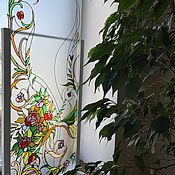 Зеркало настенное в раме ручная роспись