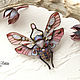 Brooch-pin: ' Dawn Cicada ' modern, insects. Brooches. House Of The Moon Dew. My Livemaster. Фото №5