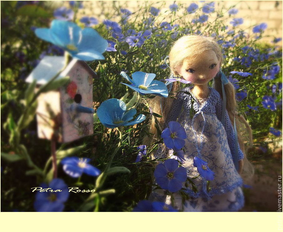 Про лён и Льняночку – заказать на Ярмарке Мастеров – 228QXRU | Куклы и ...