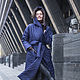 Пуховик с капюшоном Dark Blue PH0511. Пуховики. ПУХОВИКИ & ПЛАЩИ (belitskybrand). Ярмарка Мастеров.  Фото №4
