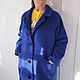 Пальто женское демисезонное синее, Пальто, Краснодар,  Фото №1