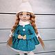 Кукла из ткани с рисованным лицом. Интерьерная кукла. Amourki_dolls  - Куклы из ткани. Ярмарка Мастеров.  Фото №6
