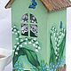 tea house with a picket fence, 
tea house green, 
tea house Lily of the valley, 
tea house forget-me-nots, 
tea house with Lily of the valley. 
tea house forget-me-nots 
tea house green 
tea ho