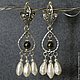 Pearl earrings, Earrings, Moscow,  Фото №1