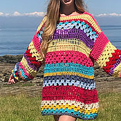 Одежда handmade. Livemaster - original item Jerseys: Crocheted sweater 