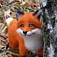 Cute fox. Stuffed Toys. SvetlanaToys. Online shopping on My Livemaster.  Фото №2