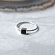 Кольцо с ониксом чёрным, серебро 925 пробы. Кольца. Jonnetti Jewelry. Ярмарка Мастеров.  Фото №4