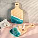 Siberian cedar cutting boards with epoxy resin 2 pcs. RDN34, Cutting Boards, Novokuznetsk,  Фото №1
