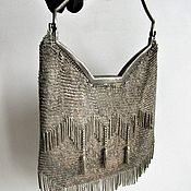 Винтаж handmade. Livemaster - original item Antique ART DECO Alpaca Handbag (German silver) Brand. Handmade.