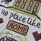Вышивка "No place like home". Картины. Мастерская Юлии Велигодской. Ярмарка Мастеров.  Фото №8
