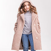 Одежда детская handmade. Livemaster - original item Fur coat made of natural mouton-curly. Handmade.