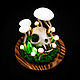 Night light with mushrooms and a cat's skull. Nightlights. Sorrel Laboratory. Online shopping on My Livemaster.  Фото №2