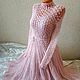 Elegant dress 'Lolita-6' hand-knitted. Dresses. hand knitting from Galina Akhmedova. My Livemaster. Фото №6