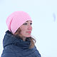 Шапка бини Женская вязаная "Pink Beanie". Шапки. KnitTOyou. Ярмарка Мастеров.  Фото №5