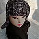 Order Hat: Hat with earflaps with knitting needles. rezan (rezan). Livemaster. . Hat with ear flaps Фото №3