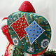 Papá Noel grande con bolsa de Esmeralda. Ded Moroz and Snegurochka. Vladimir&Alina (reznoezakharov). Ярмарка Мастеров.  Фото №5
