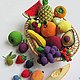 Вязаная еда фрукты овощи ягоды сладости развивающие игрушки, Игровые наборы, Майкоп,  Фото №1