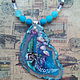 Order Beads pendant-necklace ' Look beyond the surf'. juliaChernysheva. Livemaster. . Beads2 Фото №3