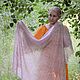 Scarves:Silk Road lace shawl beige downy downy, Shawls1, Urjupinsk,  Фото №1