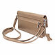 clutches: Women's Leather Beige Clutch Bag Irena Mod. C74-151. Clutches. Natalia Kalinovskaya. My Livemaster. Фото №6