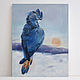 Oil Painting Bird Parrot. Pictures. Anna_green_artist. Online shopping on My Livemaster.  Фото №2