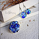 Order Ring 'Color Drops' (big blue). Sun_thing / Glass jewelry and decor. Livemaster. . Rings Фото №3