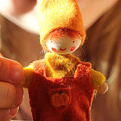 Деревянная куколка Фея Мухоморка