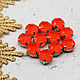 Order Rhinestones 10 mm Orange neon. agraf. Livemaster. . Rhinestones Фото №3