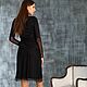 Evening Jersey dress with mesh trim. Dresses. NATALINI. Online shopping on My Livemaster.  Фото №2