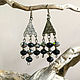 Earrings and pendant with crystal beads 'Domino'. Jewelry Sets. BijouSiberia. Online shopping on My Livemaster.  Фото №2