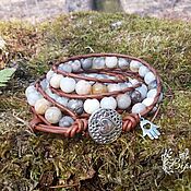 Фен-шуй и эзотерика handmade. Livemaster - original item Chan Luu Style Agate Amulet Bracelet with Hamsa Pendant. Handmade.