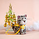 Заказать мини-котик. Елена Федоряк. Ярмарка Мастеров. . Мягкие игрушки Фото №3
