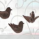 Счастье в клеточку. Текстильные птички. Игрушки. Елена Зуйкова Home Decor. Ярмарка Мастеров.  Фото №5