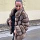 Шикарная шуба из соболя 60см. Шубы. Ladyfur_lux_shop. Интернет-магазин Ярмарка Мастеров.  Фото №2
