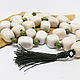 Beads of nephrite and cacholong. Rosary. Selberiya shop. My Livemaster. Фото №5