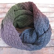Scarf knitted long