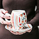 Цветочный луг.  Чашка ручной работы, керамика. Кружки и чашки. Женя (JaneCeramics). Ярмарка Мастеров.  Фото №6