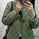 Куртка стеганая демисезонная. Куртки. GANKOVA. Интернет-магазин Ярмарка Мастеров.  Фото №2