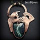 Кулон   "В поле с конём". Кулон. JazzBijoux (Елена Сафронова). Ярмарка Мастеров.  Фото №7