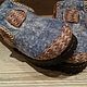 Валяные тапочки-сабо "Street clogs". Бохо-стиль. Тапочки. Виктория 'Студия войлока МаЖоРиК'. Ярмарка Мастеров.  Фото №4