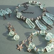 Украшения handmade. Livemaster - original item Jewelry sets: Delicate ice. Handmade.