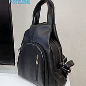 Сумки и аксессуары handmade. Livemaster - original item Leather backpack-bag. Handmade.