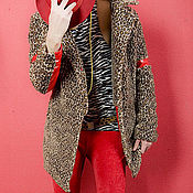 Мужская одежда handmade. Livemaster - original item Fur Coat Leopard. Handmade.