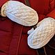 Варежки вязаные  "Снегурки" рукавички  женские, Варежки, Барнаул,  Фото №1