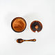 Wooden cedar sugar bowl with spoon for honey, salt, spices K56. Sugar Bowls. ART OF SIBERIA. My Livemaster. Фото №6
