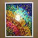 Painting rainbow fluid fill in the frame 'Joy' 52h42h2 cm. Panels. Larisa Shemyakina Chuvstvo pozitiva (chuvstvo-pozitiva). Ярмарка Мастеров.  Фото №5