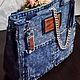 Женская джинсовая сумка, Классическая сумка, Тольятти,  Фото №1